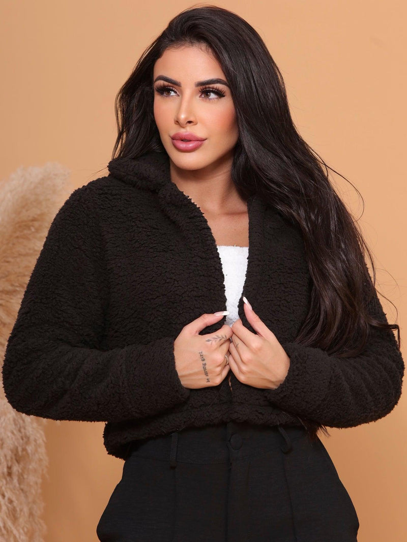 Casaco Velvet Charme - Pelúcia em Elegância - Diamond Store Outleet