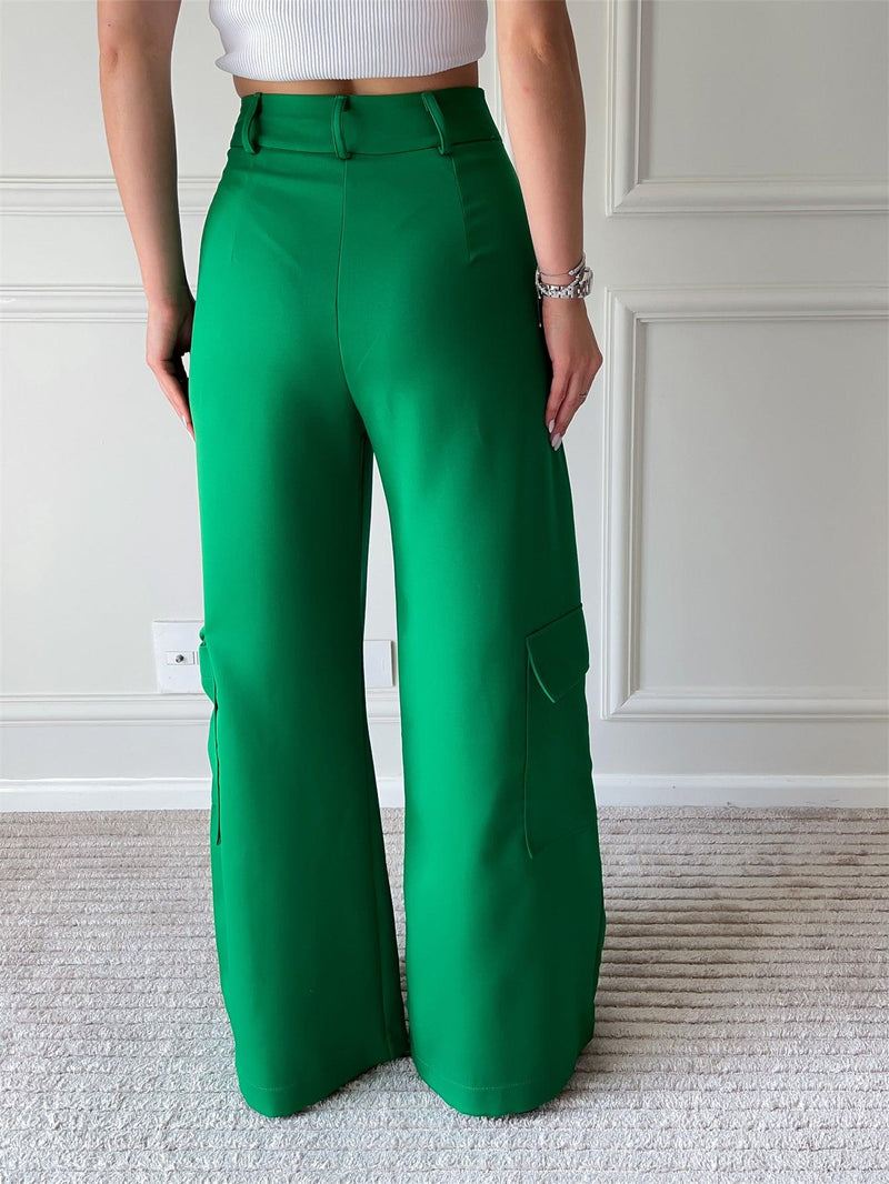 Calça Lumière Pantalona - Elegância Incandescente - Diamond Store Outleet