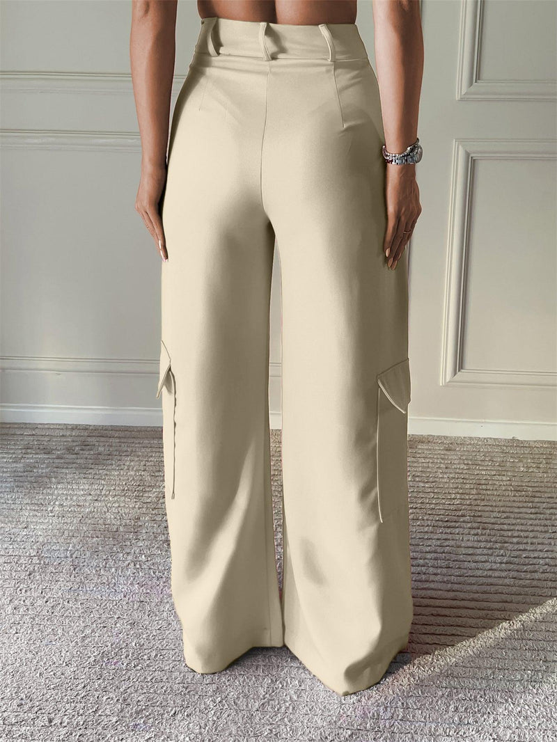 Calça Lumière Pantalona - Elegância Incandescente - Diamond Store Outleet