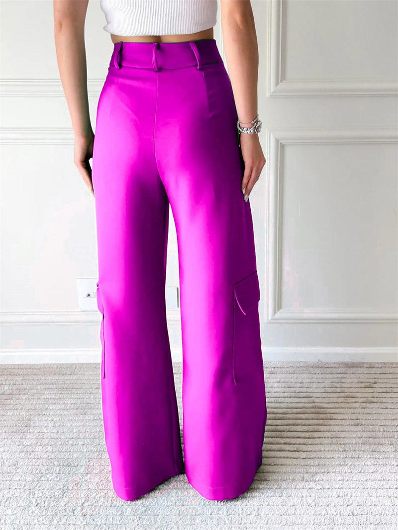 Calça Lumière Pantalona - Elegância Incandescente - Diamond Store Outleet