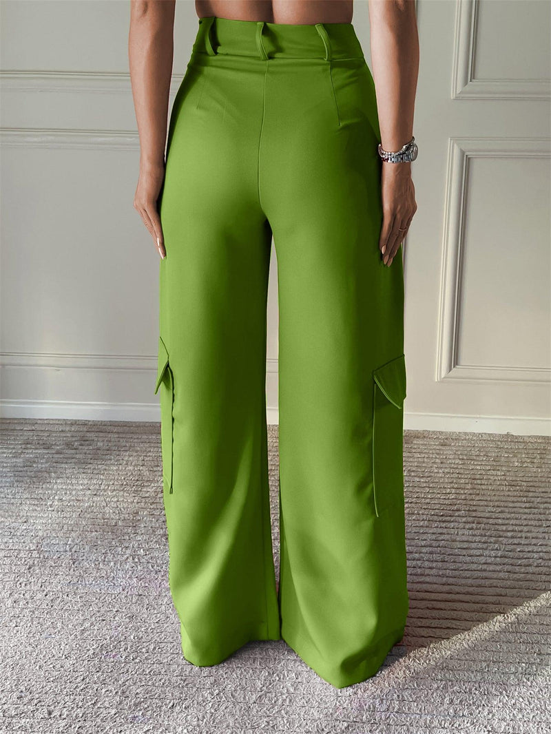 Calça Lumière Pantalona - Elegância Incandescente - Diamond Store Outleet