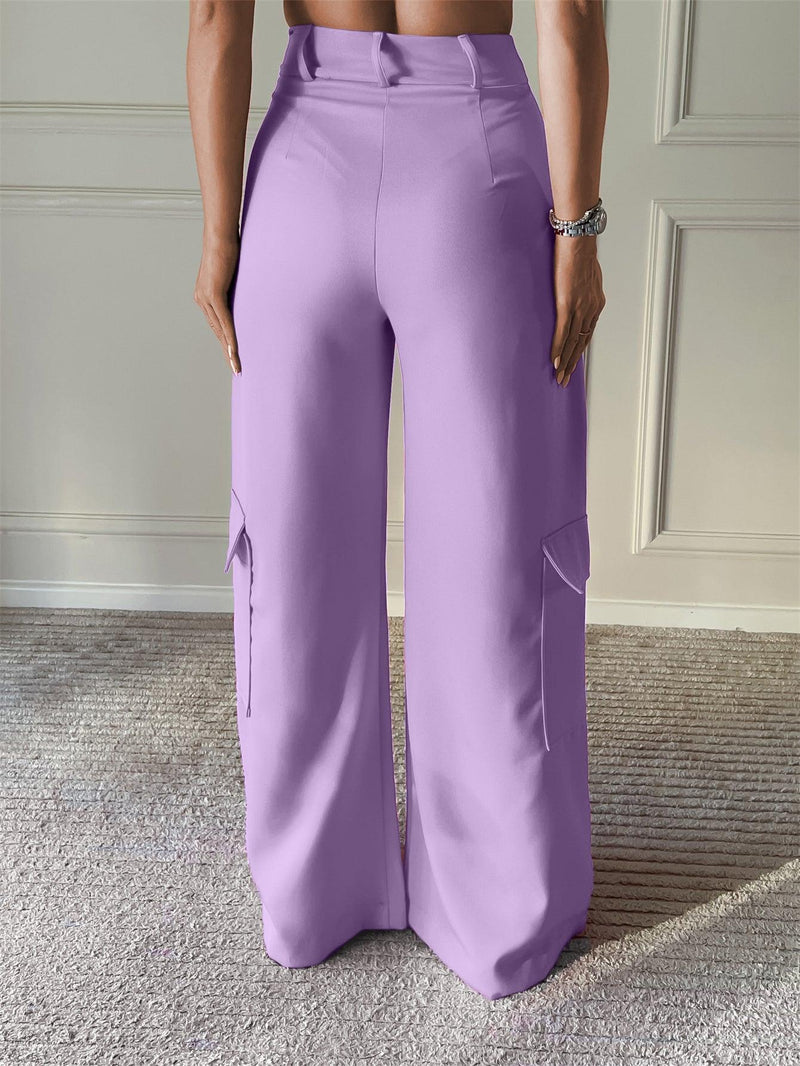 Calça Lumière Pantalona - Elegância Incandescente - Diamond Store Outleet