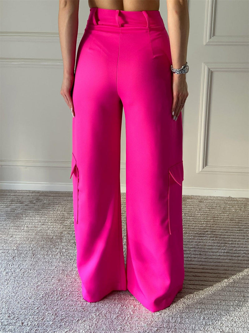 Calça Lumière Pantalona - Elegância Incandescente - Diamond Store Outleet