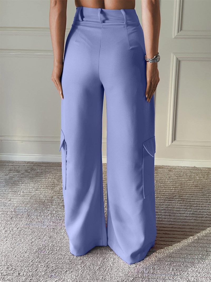 Calça Lumière Pantalona - Elegância Incandescente - Diamond Store Outleet