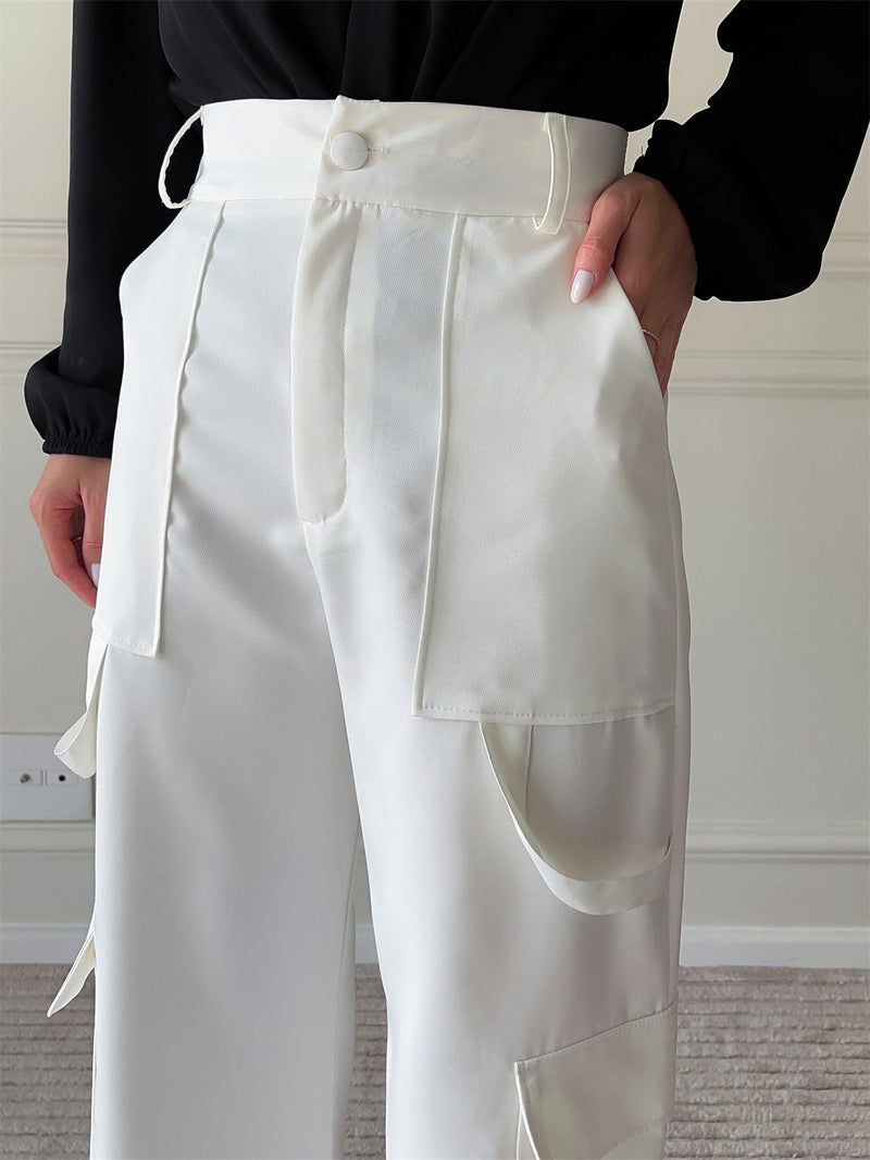 Calça Lumière Pantalona - Elegância Incandescente - Diamond Store Outleet