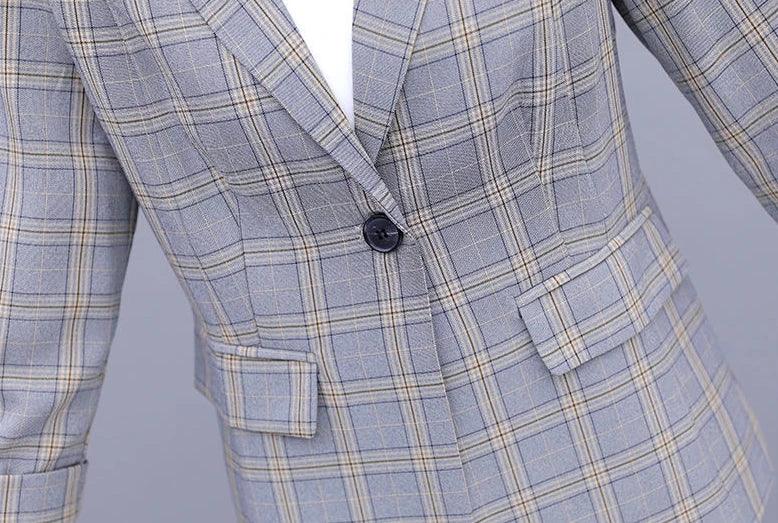 Conjunto Sophie Blazer e Calça Capri de Luxo - Diamond Store Outleet