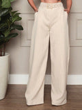 Calça Listra Signature - Elegância Minimalista - Diamond Store Outleet