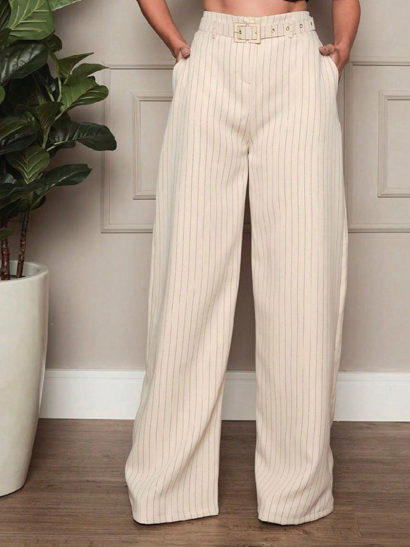 Calça Listra Signature - Elegância Minimalista - Diamond Store Outleet